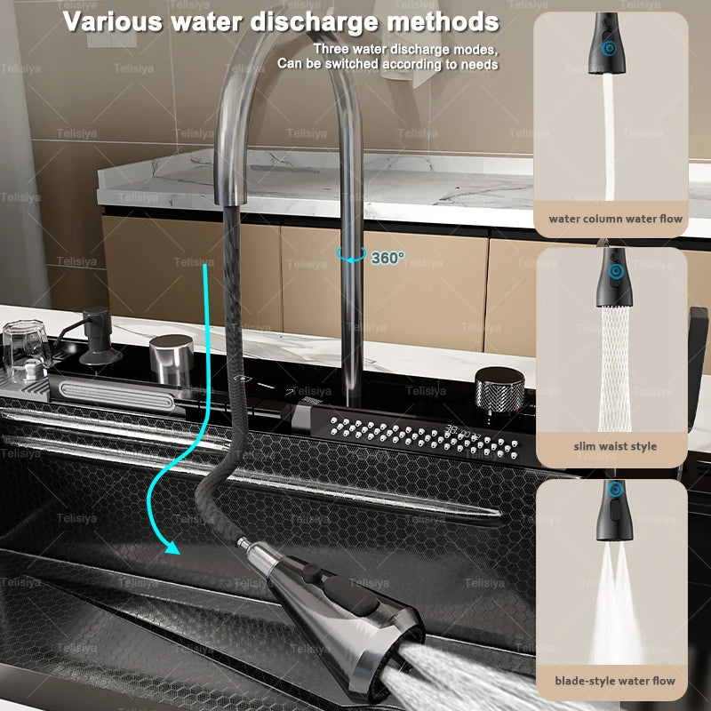 Modern Sinks Stainless Steel Sink Extra Large Slot