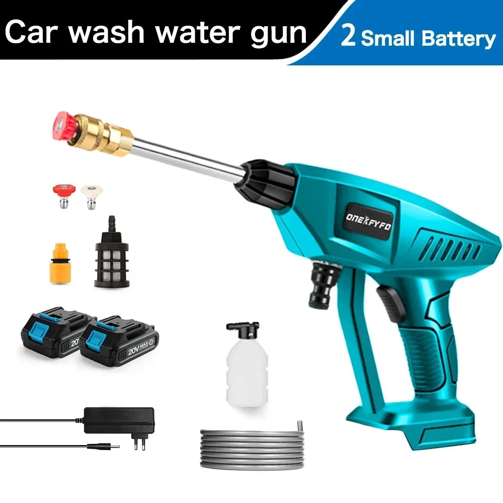 30bar Cordless High Pressure Cleaner Washer Spray Water