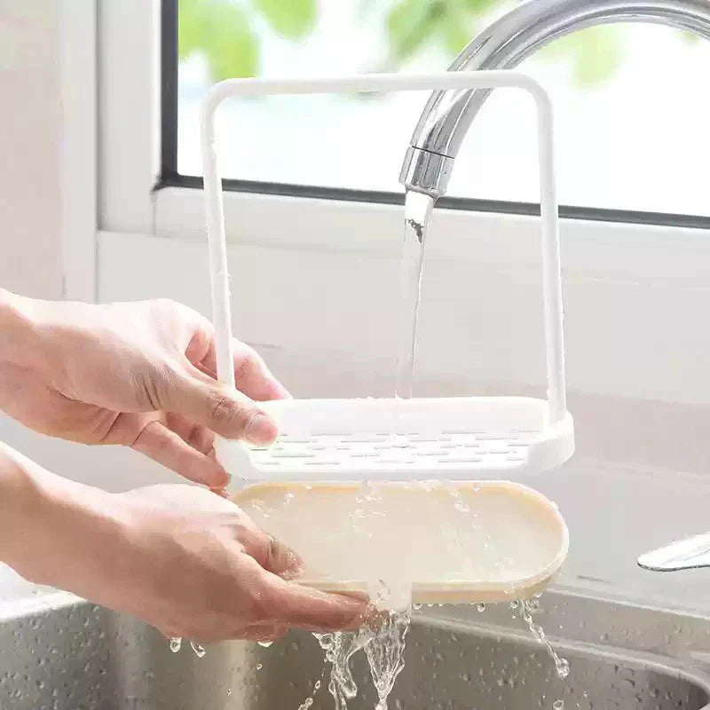 Dishcloth Drainer Rack Towel Rack Dishcloth Holder Countertop