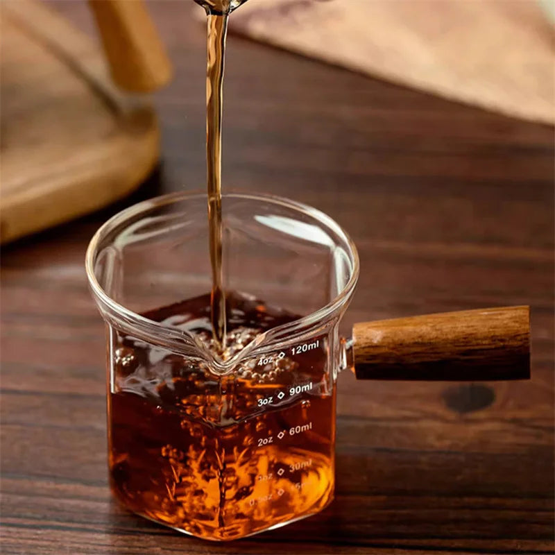 120ml Espresso Extraction Cups Glass Coffee Cup Scale
