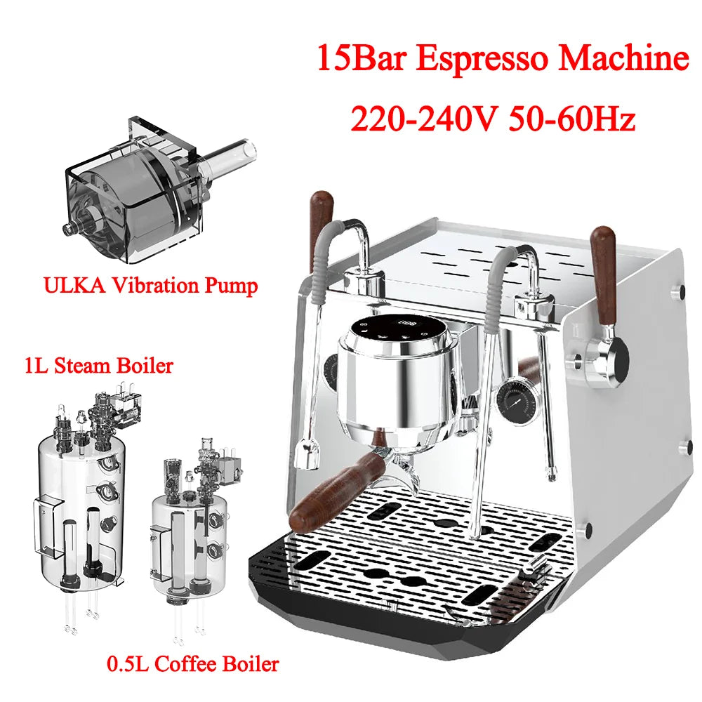 Cafovo E102 Commercial Semi-Automatic Espresso Machine Pid
