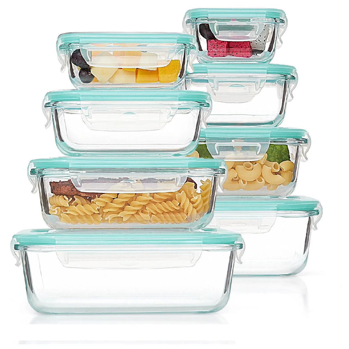 Glass Lunch Box Food Storage Containers Meal Prep