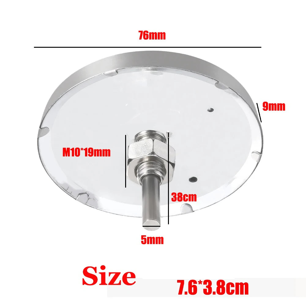 76mm -430 Stainless Steel Bbq Grill Thermometer Gauge
