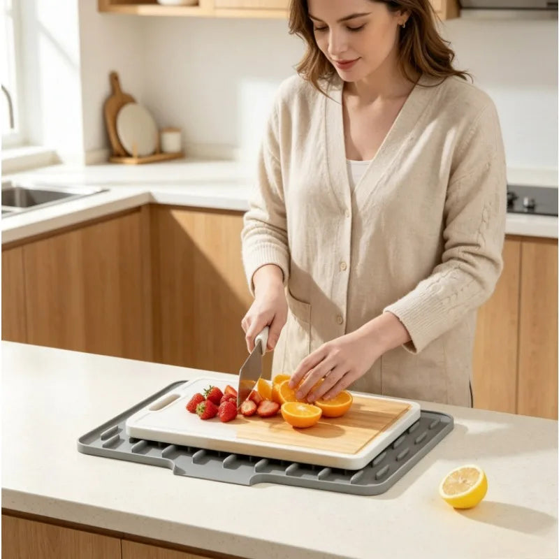Silicone Dish Drying Mat Counter - Heat Resistant