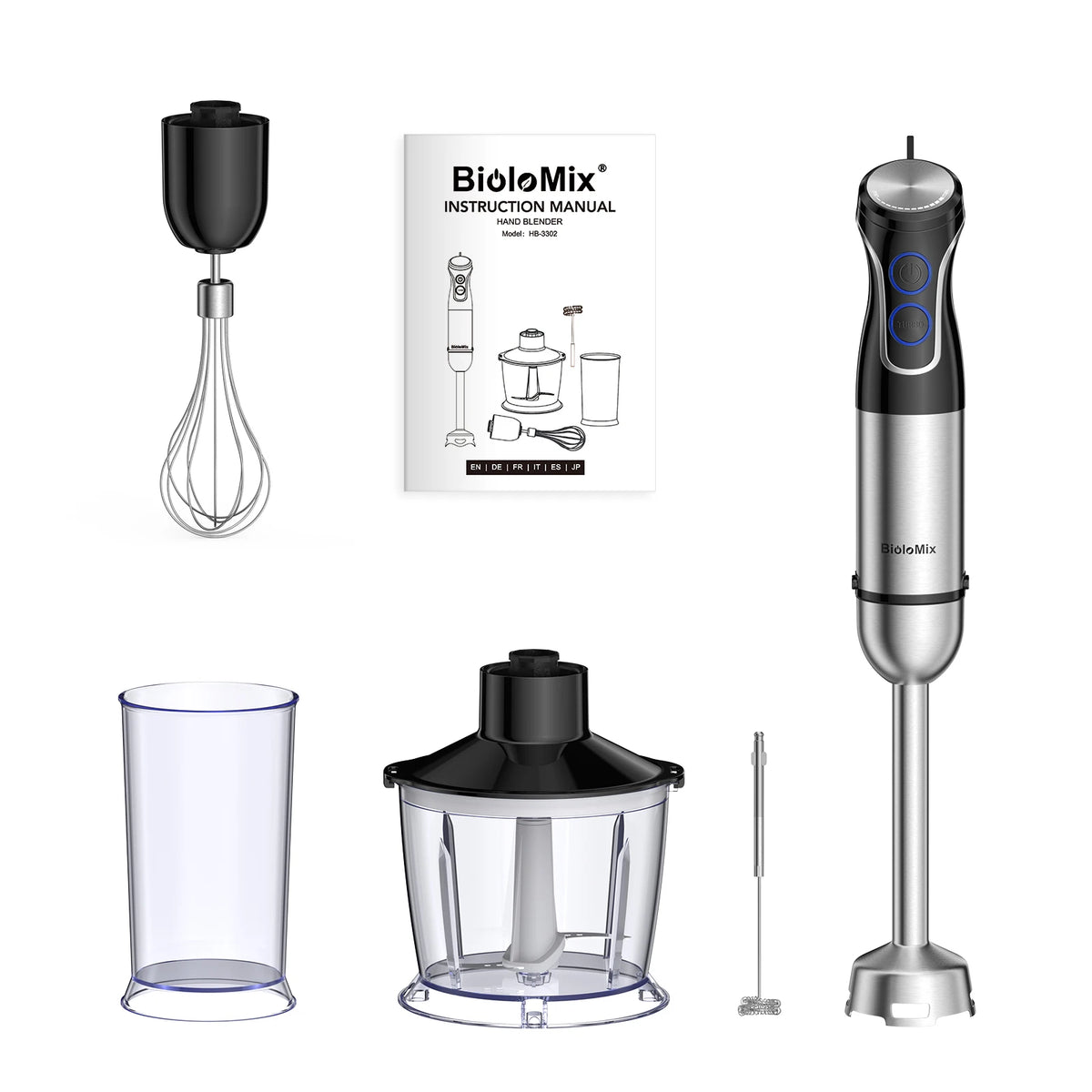 Biolomix In Immersion Hand Blender 1500w Blender 304