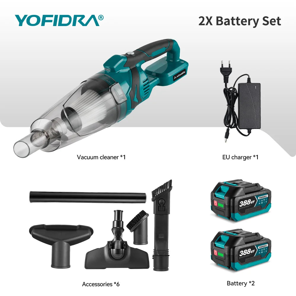Yofidra In Cordless Handheld Electric Vacuum Cleaner Rechargeable