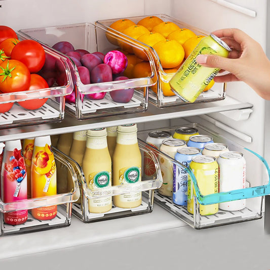 Clear Fridge Organizer Refrigerator Organizer Bins Fridge