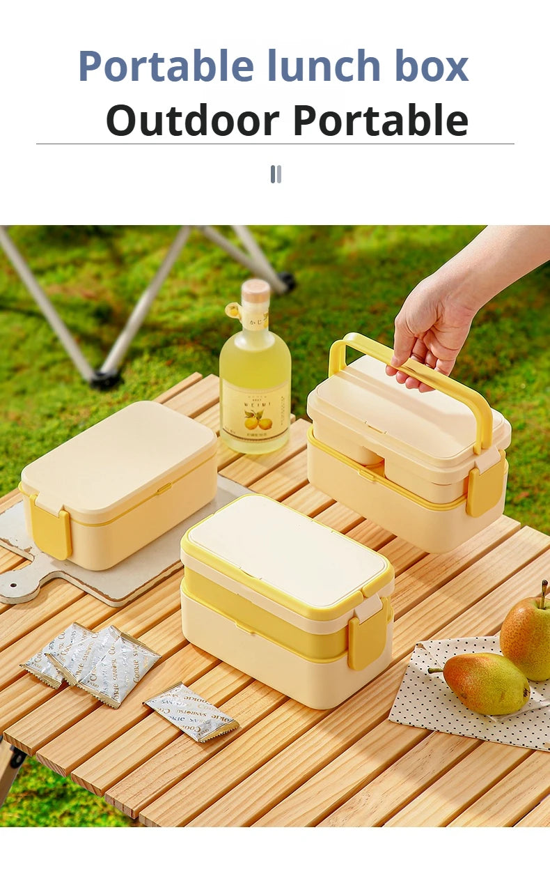 Magic Bento Box Double Layer Lunch Box Meal