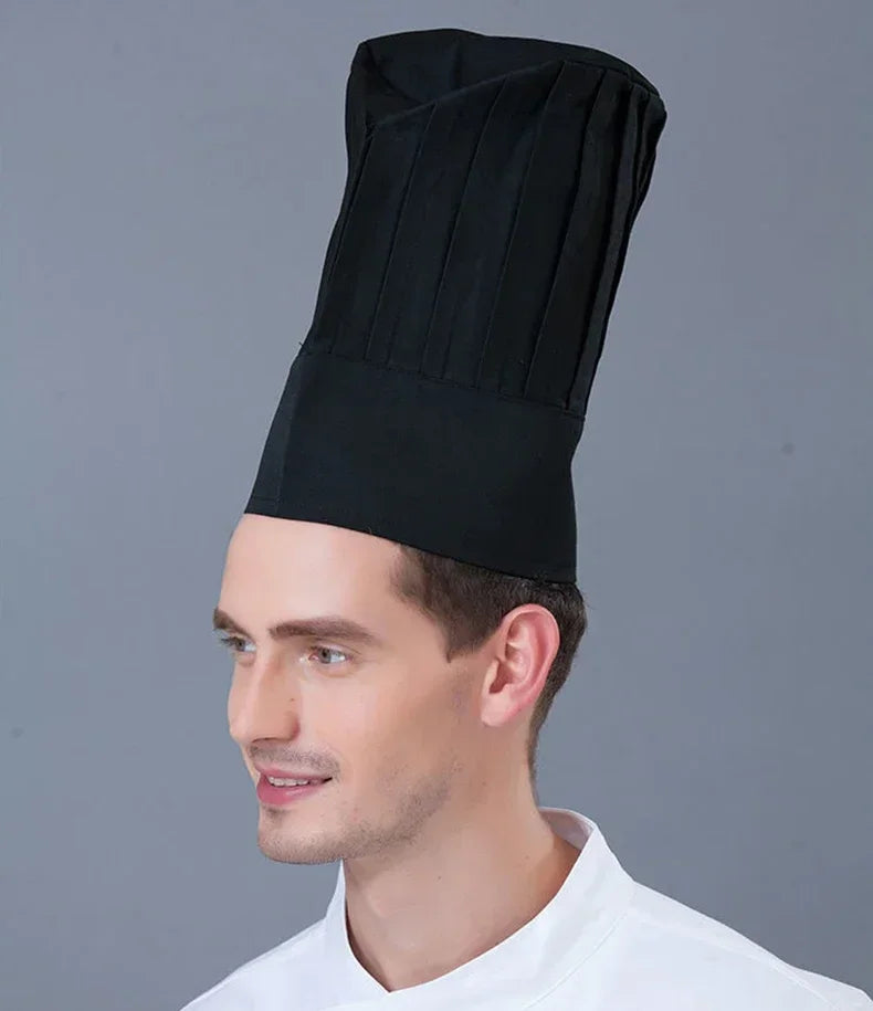 Cook Cap Head Chef White Cooking Hat Waiter