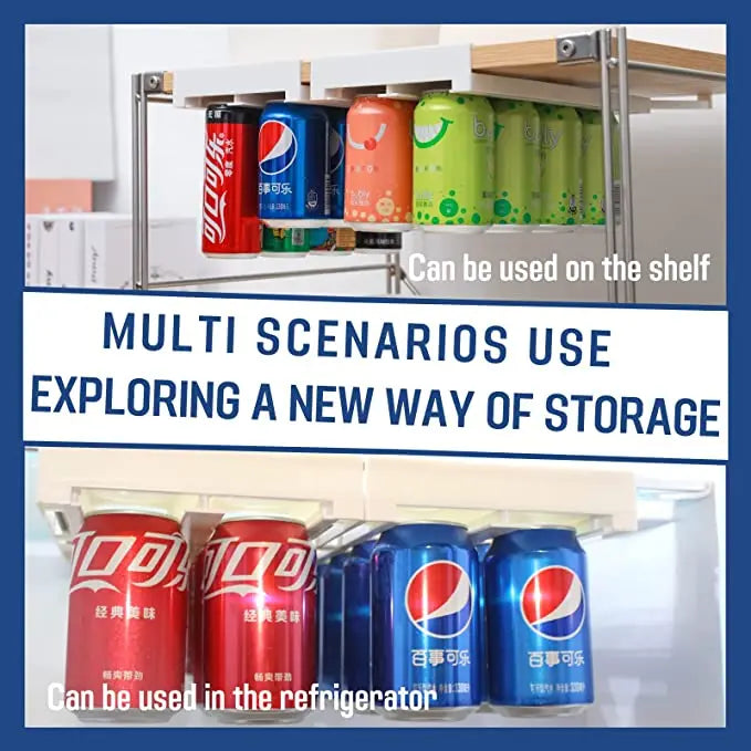 Refrigerator Storage Box Organizer Can Space-Saving Organizer Can