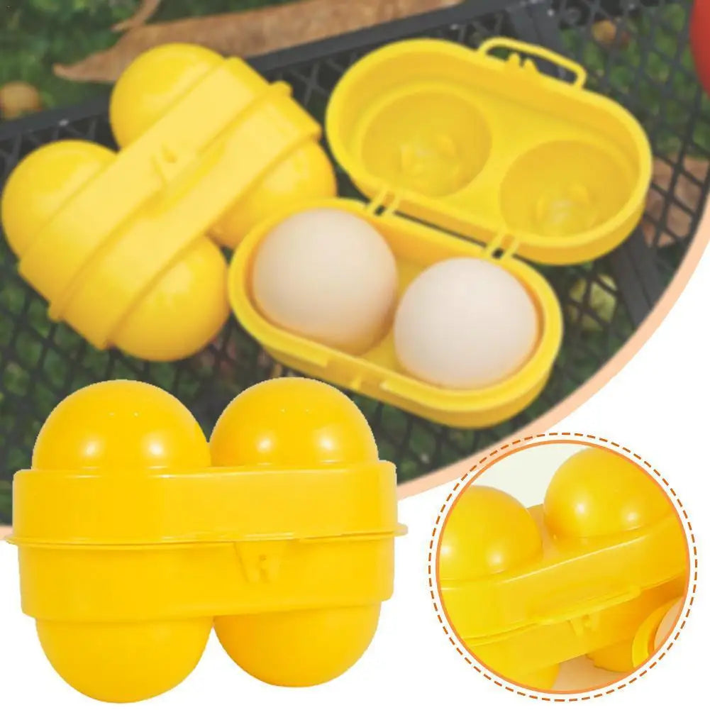 Grid Egg Storage Box Container Plastic Egg Holder