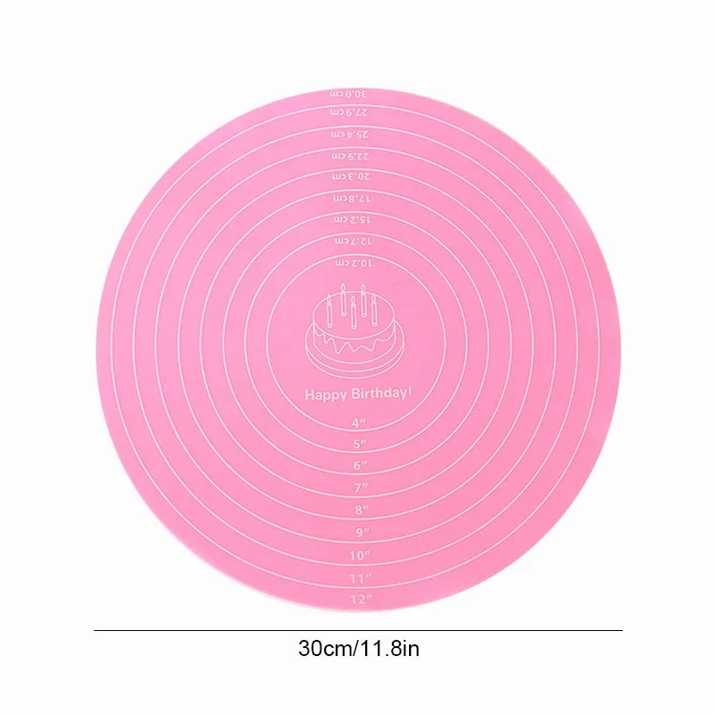 Silicone Cake Mat 12 Inch Round Silicone Mat