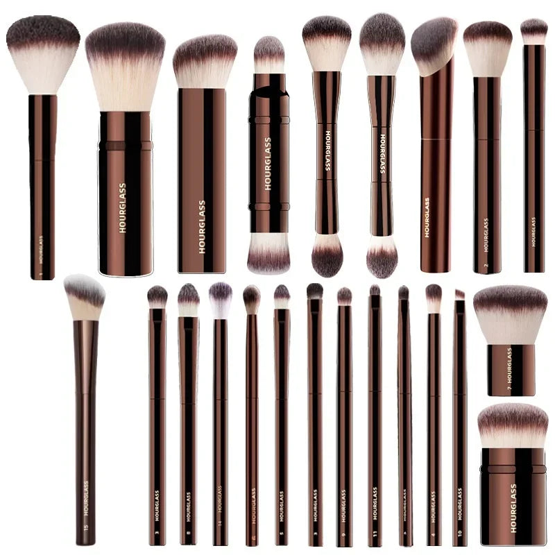 Hourglass Full 23pcs Luxury Makeup Brushes Soft Synthetic