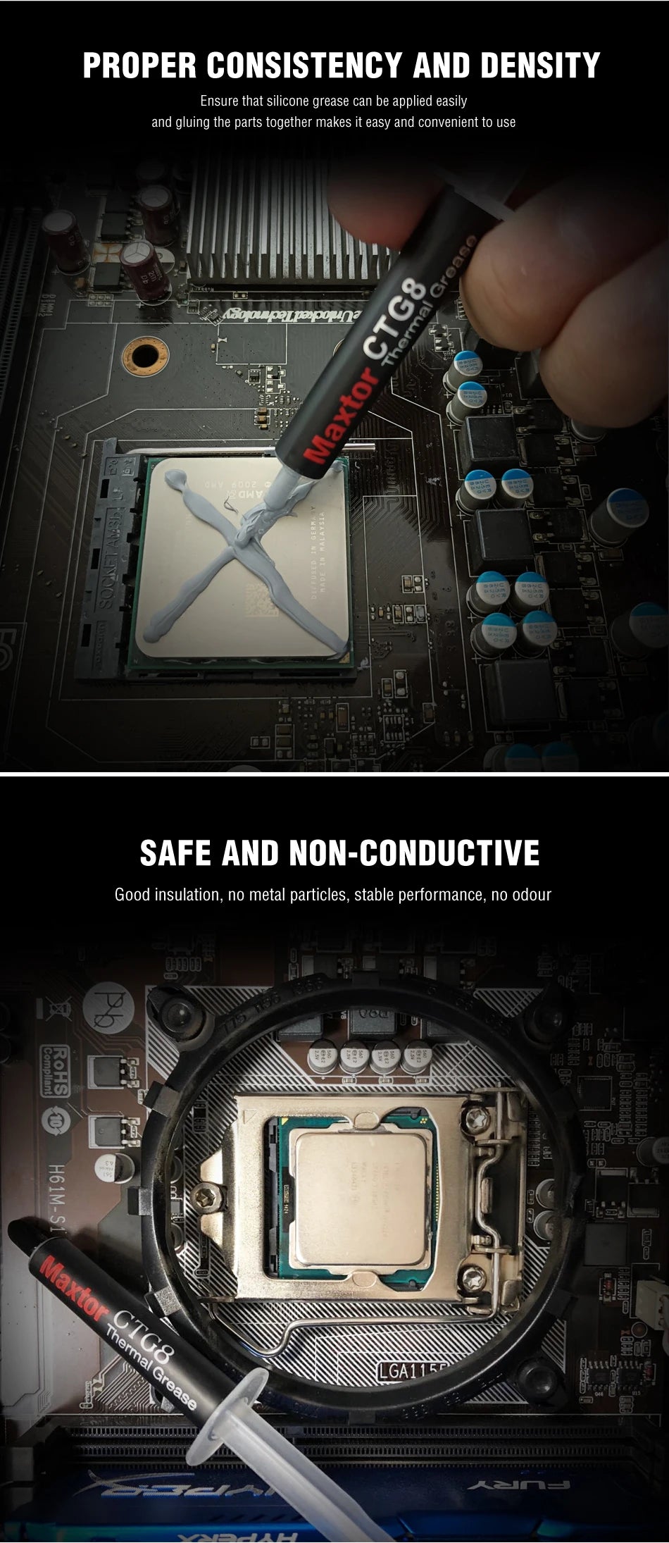 Maxtor Ctg8 12 8w/Mk Thermal Paste High Performance