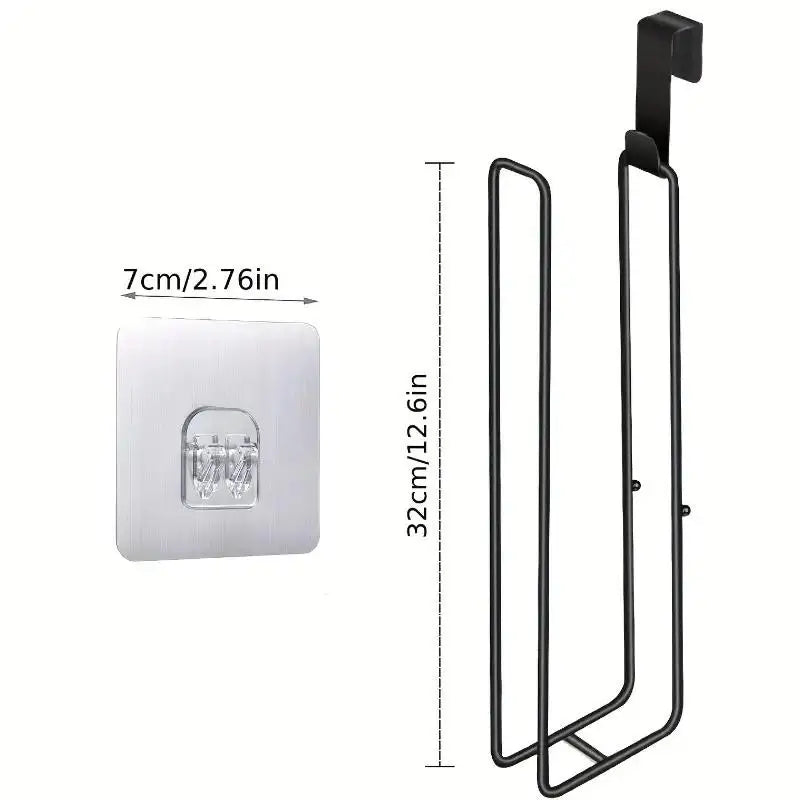 1/2/3pcs Wall Mounted Bathroom Organizer No Drill Paper