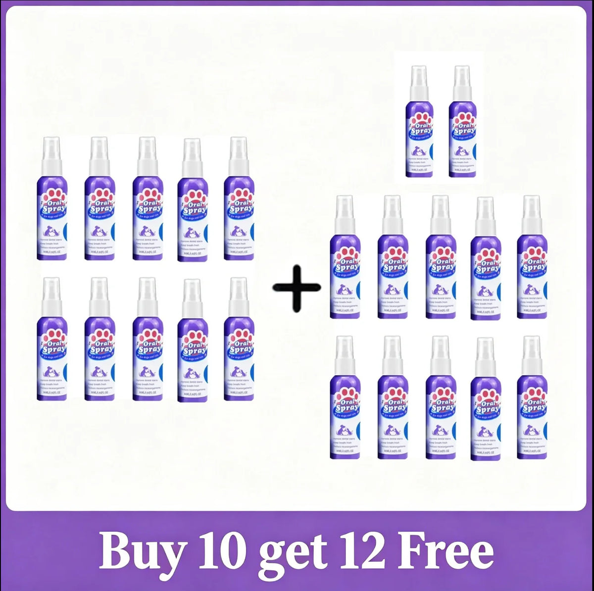 Pet Teeth Cleaning Spray Oral Care Remove Tooth