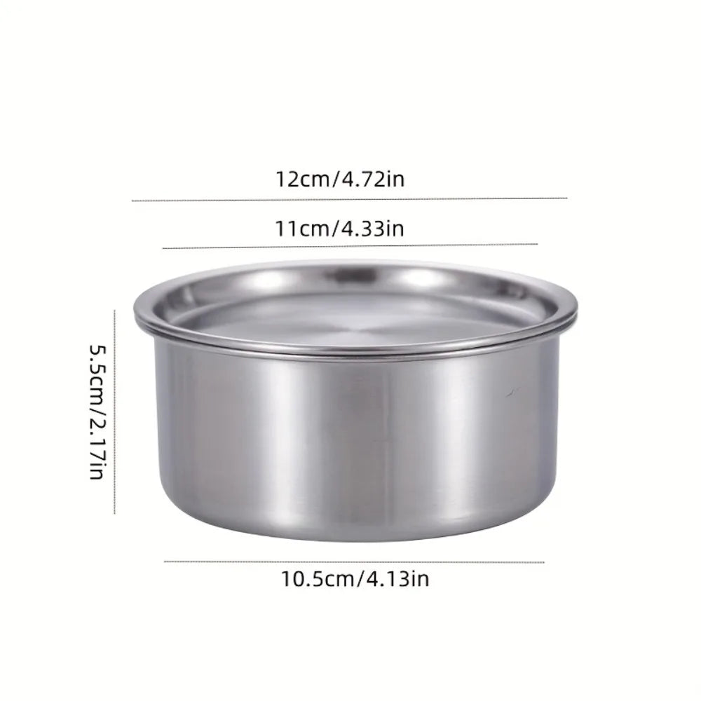 304 Stainless Steel Ramekin Lid Steamed Egg Baby