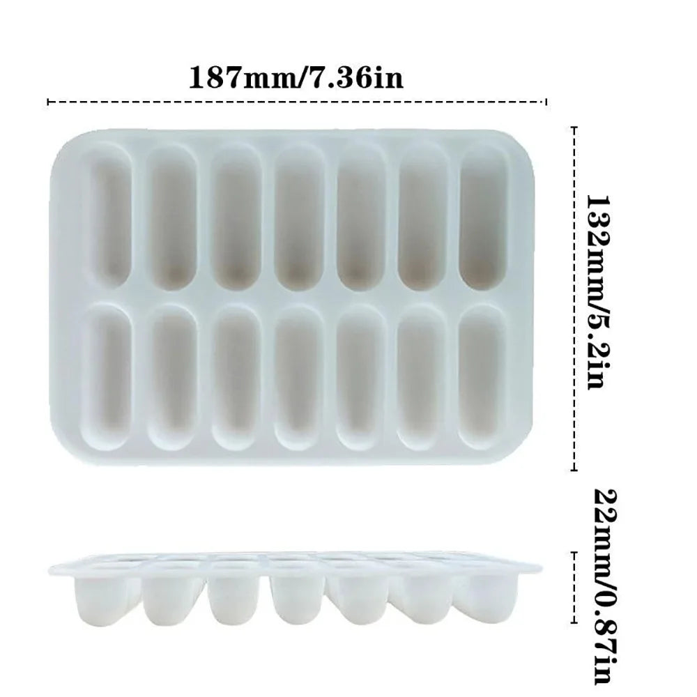 Sausage Maker Mould Silicone Mold Diy Non-Stick 14