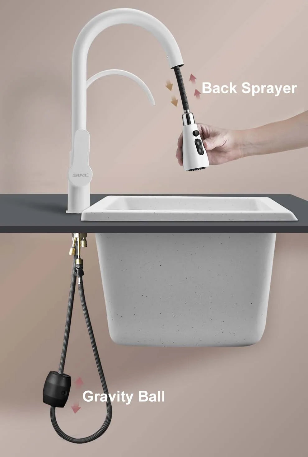White Touch On Filter Faucets Ways Cold Pure