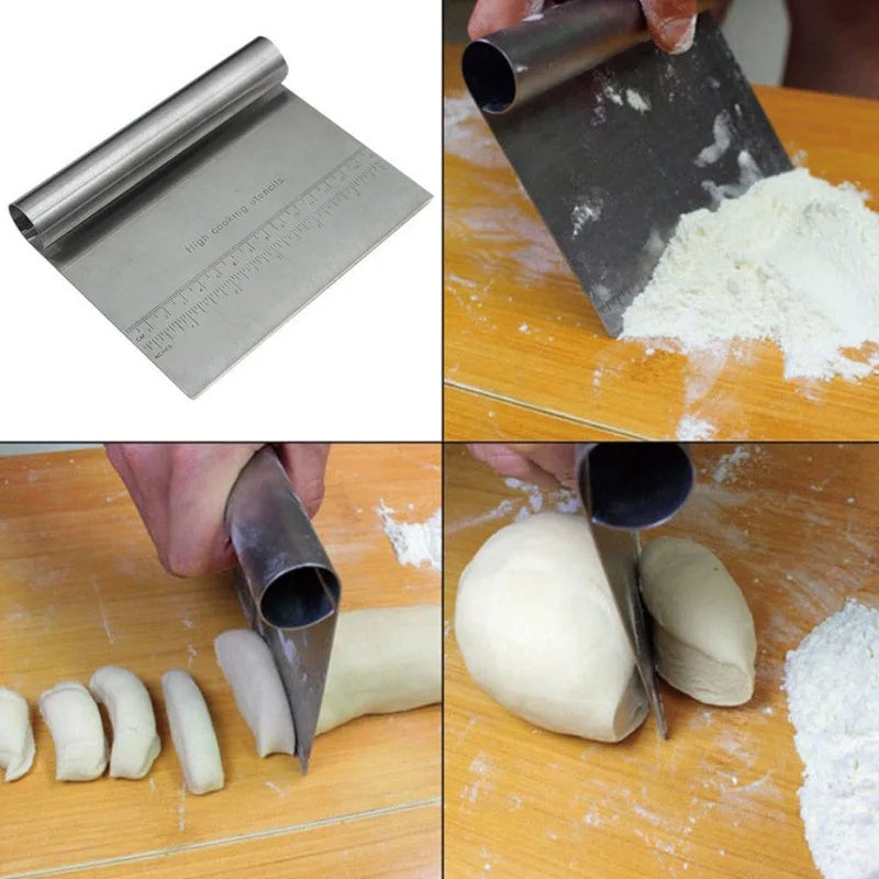 Multi-Function Dough Cutter Face Deep-Fried Dough Powder Scraper