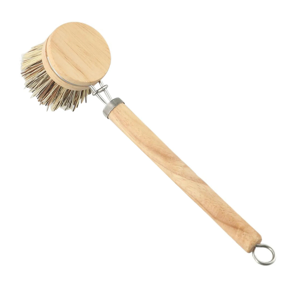 Bamboo Dish Scrub Brush Wooden Cleaning Scrubbers Cleaning