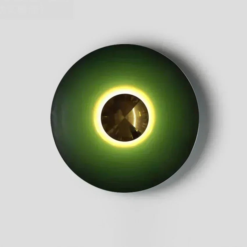 Modern Minimalist Designer Led Wall Light Dish Foyer