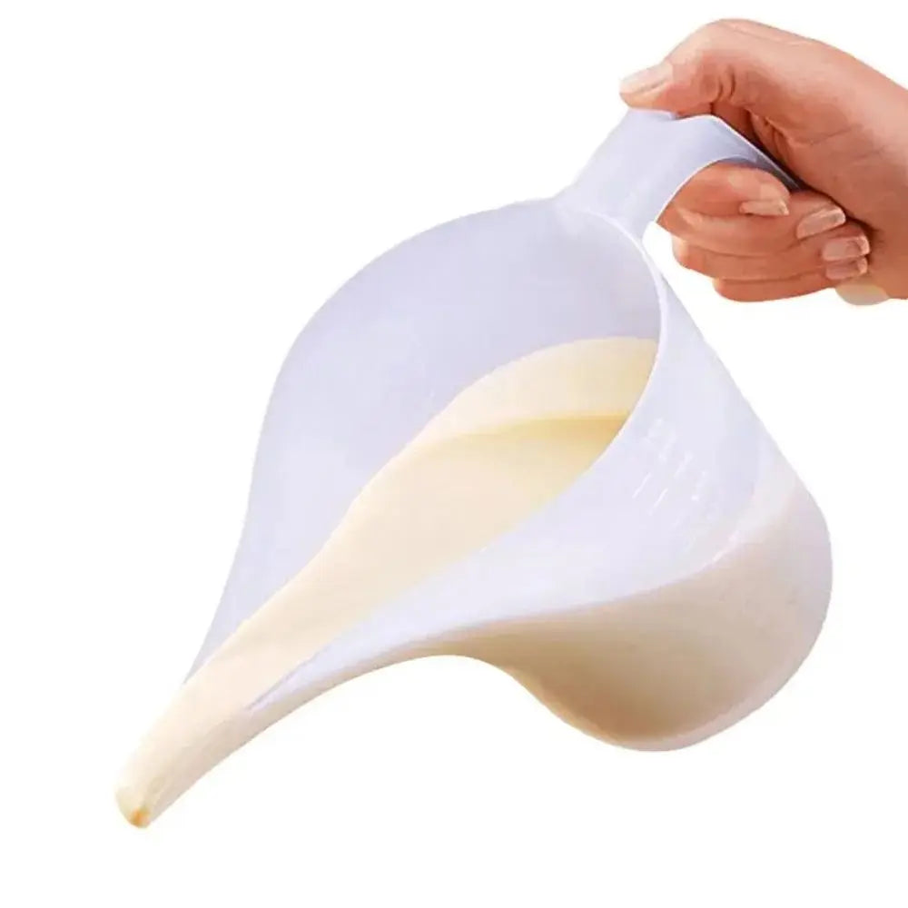 1000ml Tip Mouth Measuring Cups Plastic Graduated Funnel