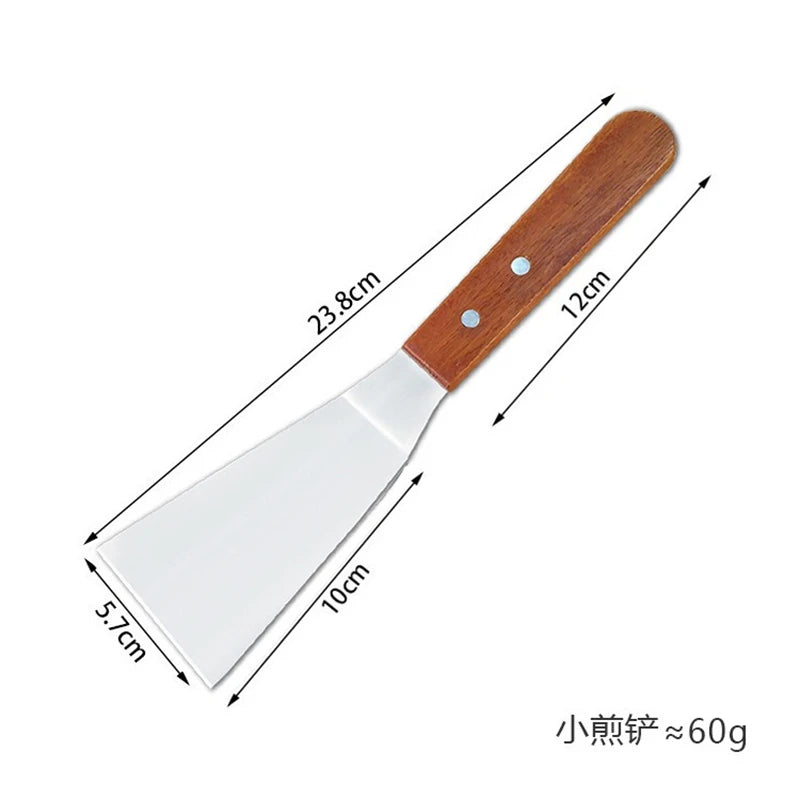 Stainless Steel Spatula Grill Scraper Non Stick Durable