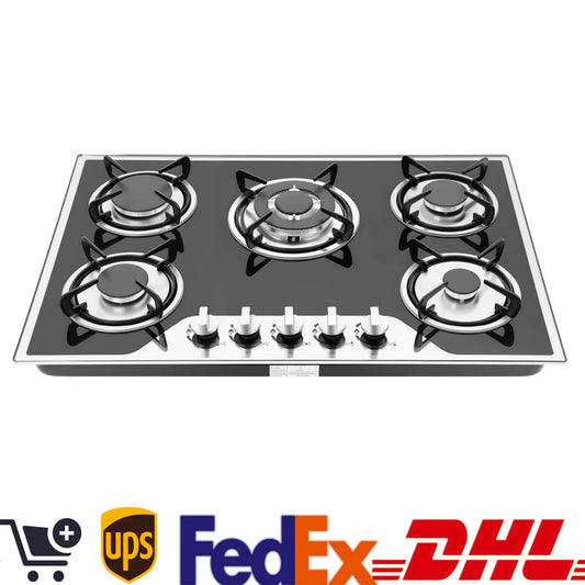 Burners Built-In Gas Stove Dual Fuel Ng/Lpg Convertible