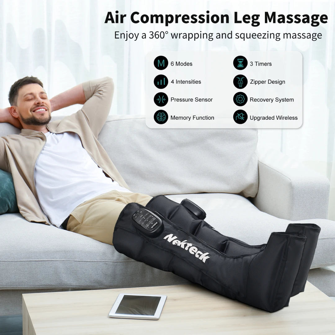 Nekteck Air Pressure Leg Massager Cordless Foot Massage