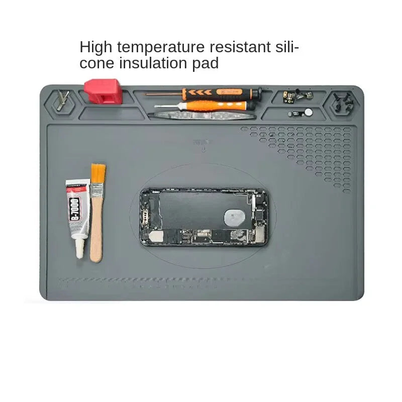 Te-616 290x400mm Heat Resistant Silicone Mat Electronic Repair