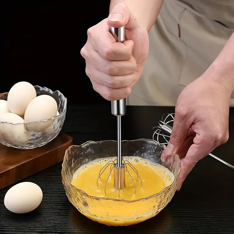Stainless Steel Semi-Automatic Egg Beater Whipping Cream