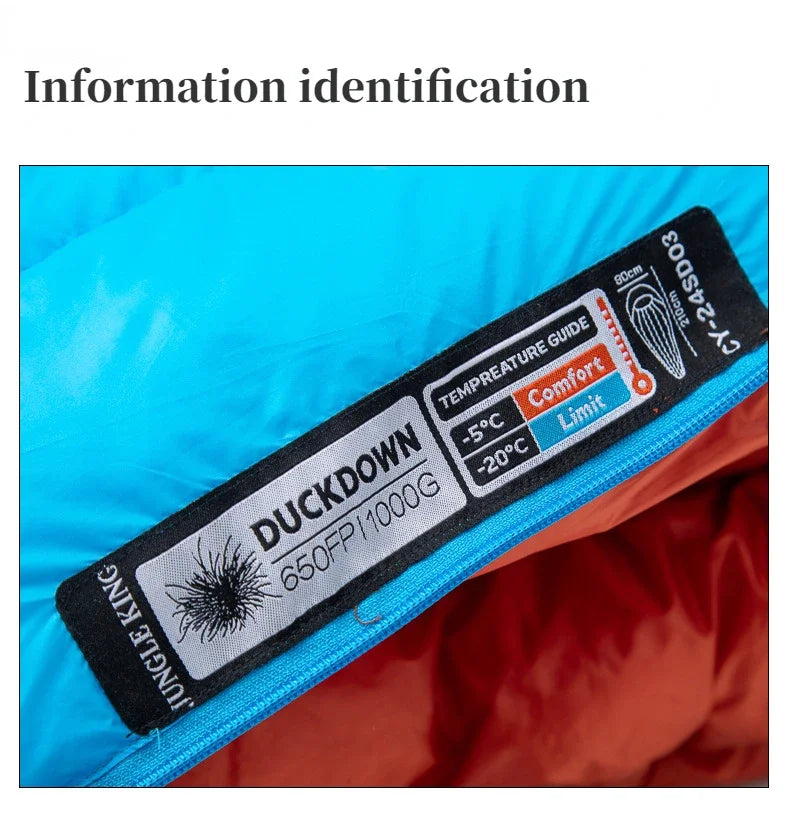 Jungle King 24sd03 Outdoor Camping Down Sleeping Bag