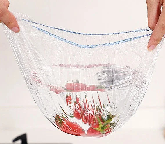 100pcs Disposable Food Cover Hats Fruit Cover Elastic