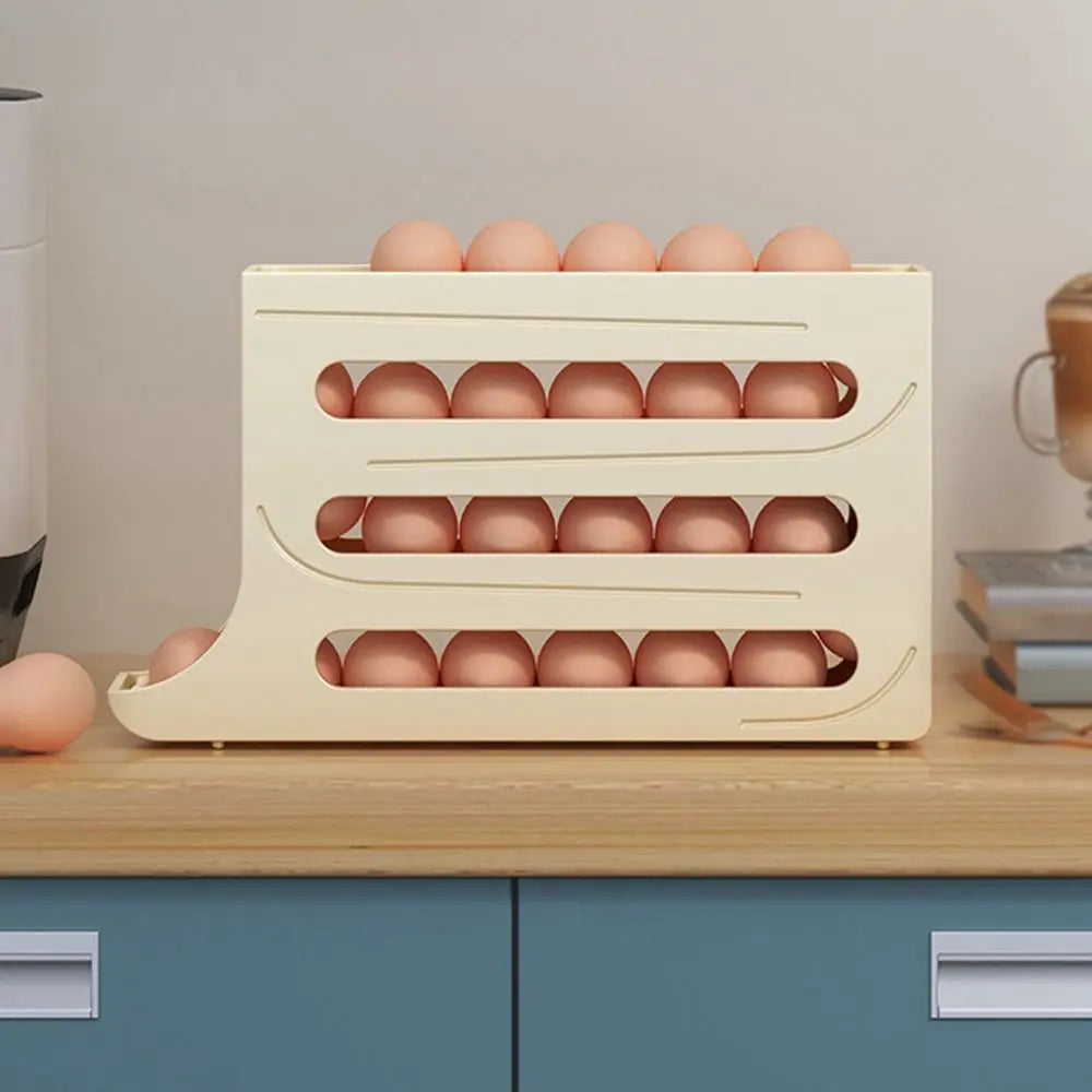 Practical Refrigerator Egg Storage Box 30 Grids Plastic