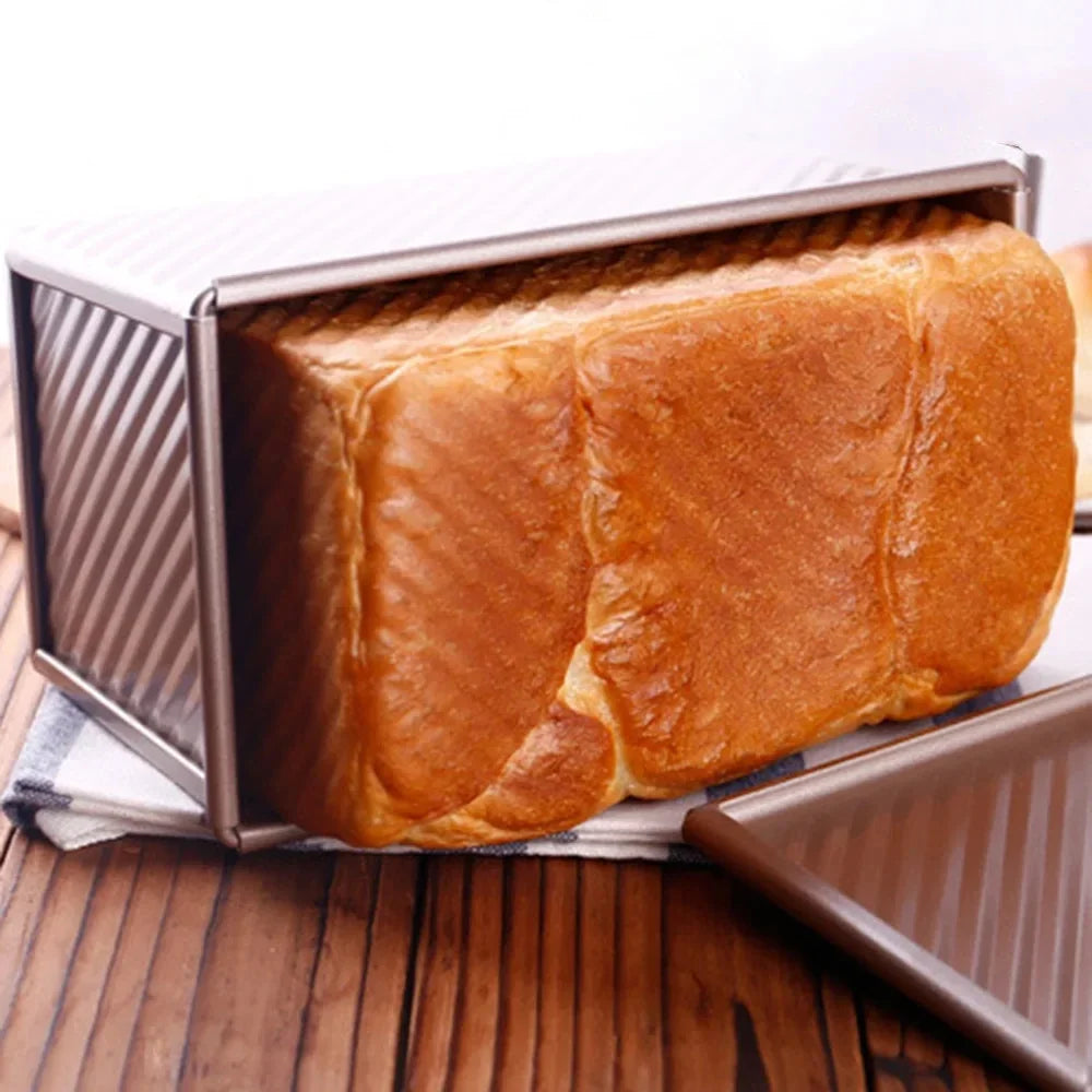 1pcs Non-Stick Pullman Loaf Pan Lid - Carbon