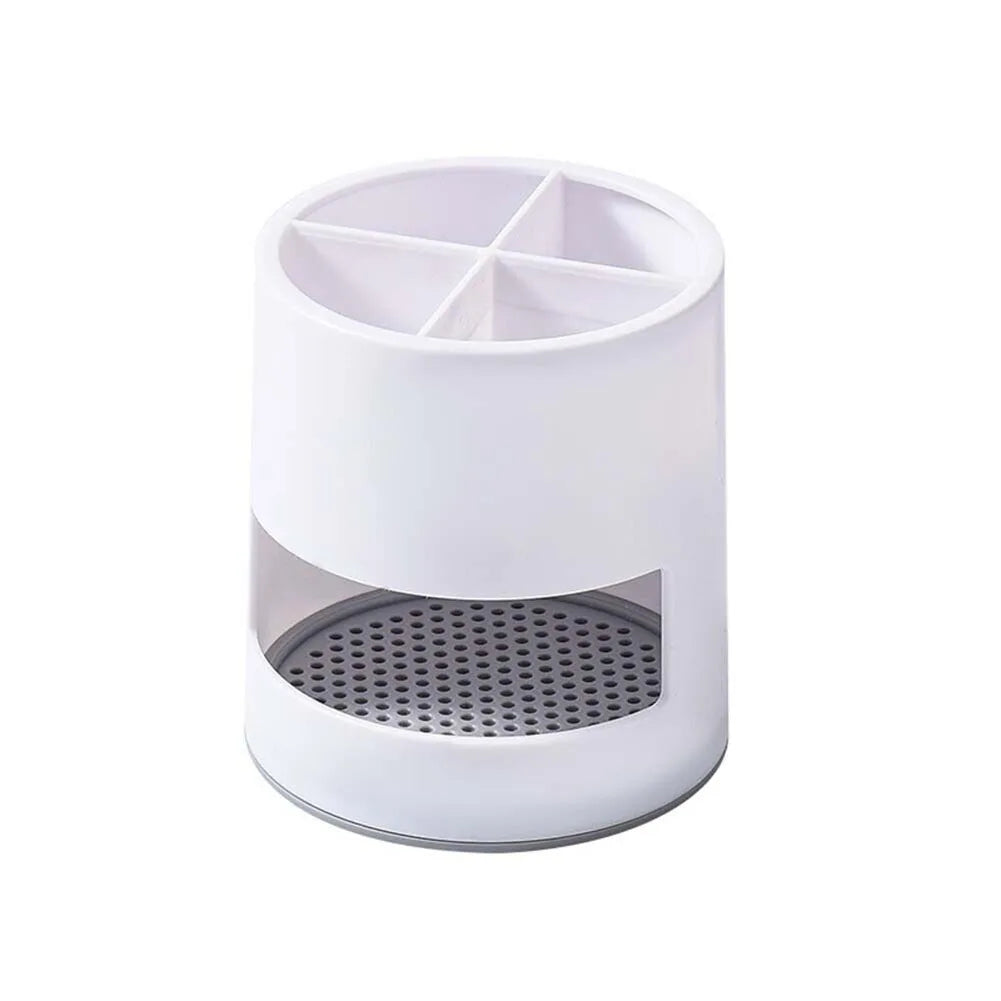 Toothbrush Holder Drain Rack Spoon Storage Makeup Brush