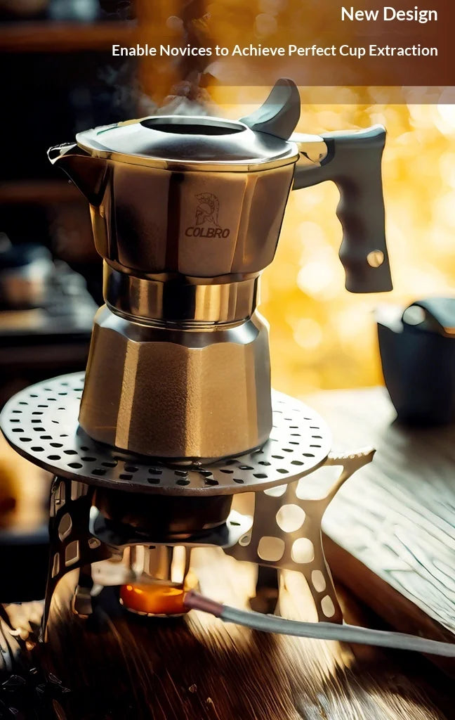 Colbro Moka Pot Stainless Steel Double Valve Triple