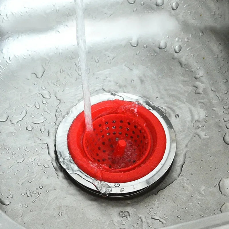 Silicone Floor Drain Drains Filter Screen Anti Clogging