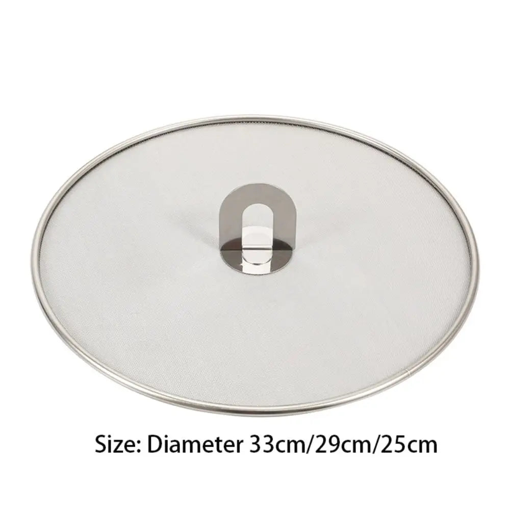 Splatter Screen Oil Proof Lid Stainless Steel Oil