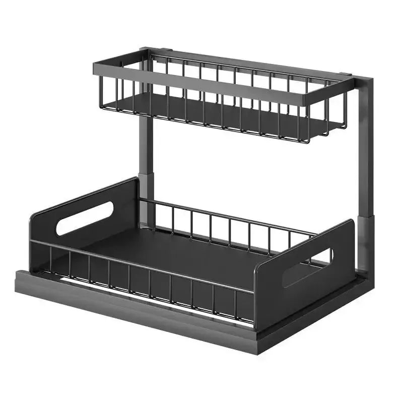 Under Sink Organizer Pull Out Cabinet Organizer Tier