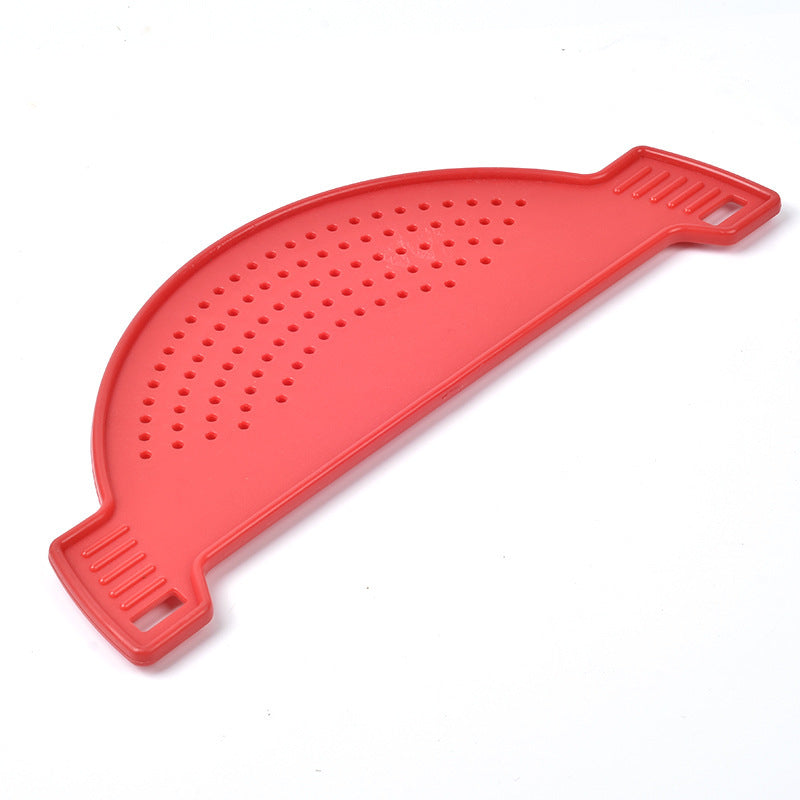 Pan Pot Strainer Plastic Pasta Spaghetti Practical Draining
