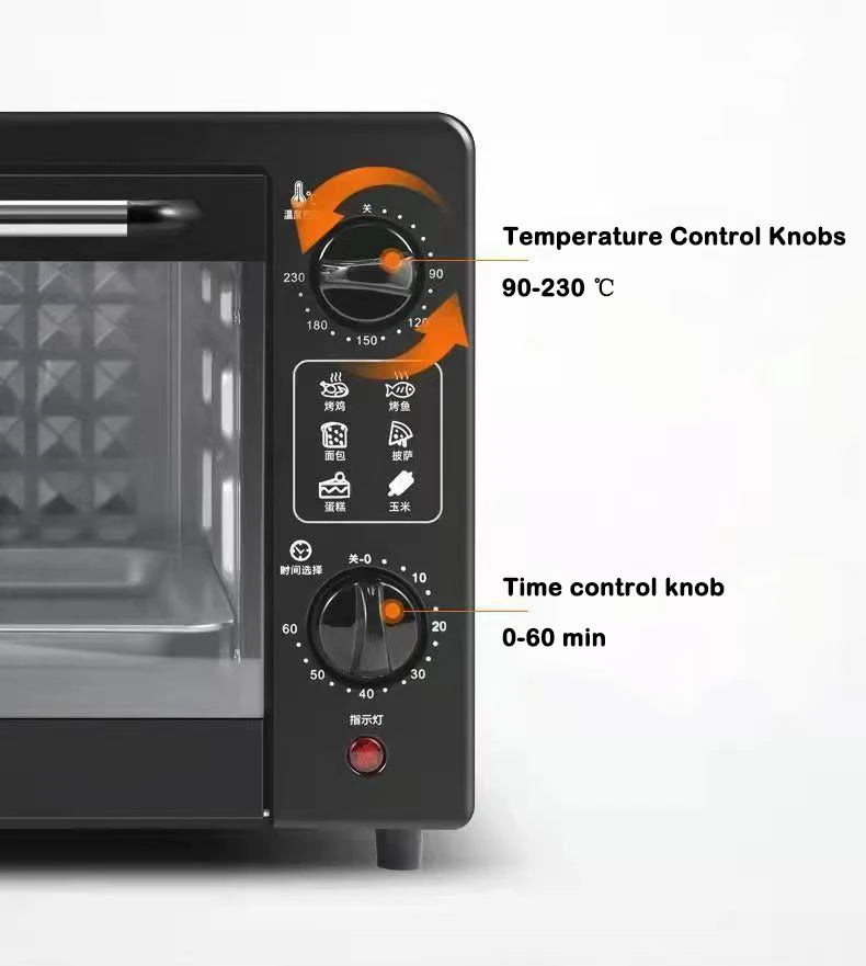 Dmwd 22l Electric Oven Roaster Timing Baking Oven