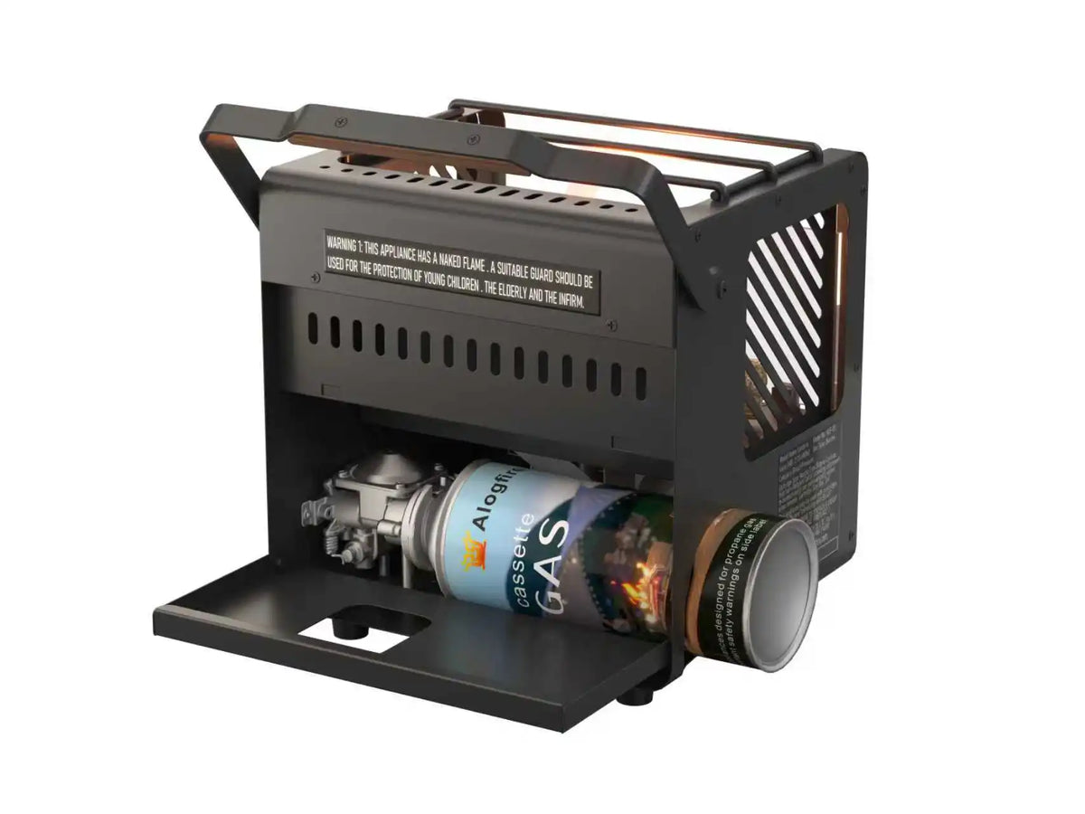 Alogfire In Real Flame Camping Heater Stove Fire
