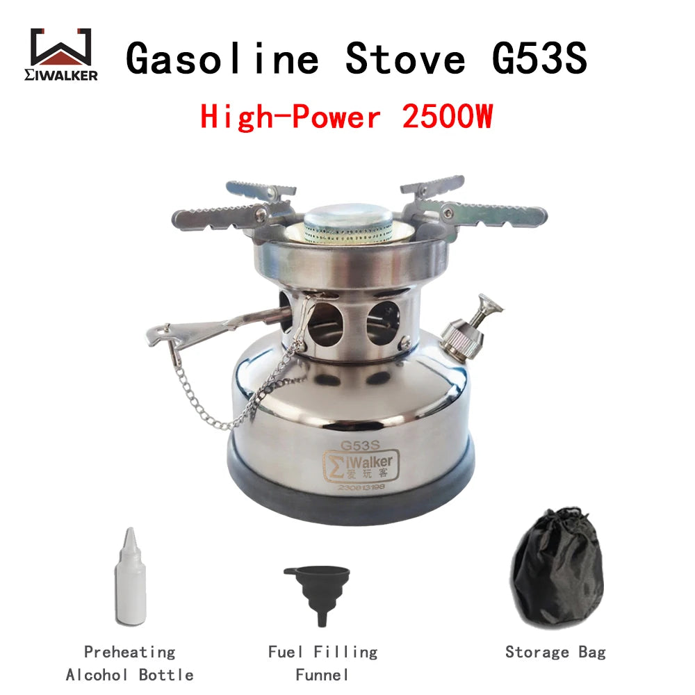 Iwalker G53s Outdoor Camping Fuel Stove Silent Burner
