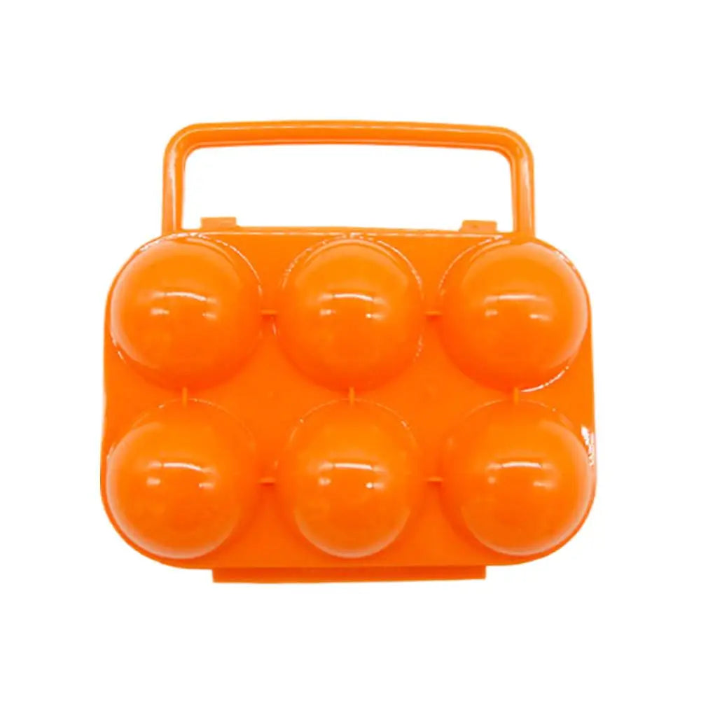 2/4/6 Grid Egg Storage Box Container Plastic Egg