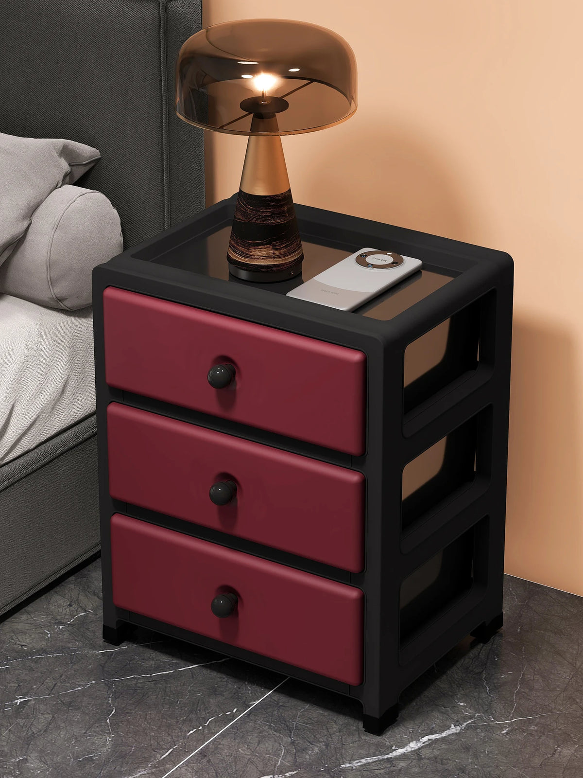 Drawer-Style Storage Cabinet - Living Room Storage Cabinet