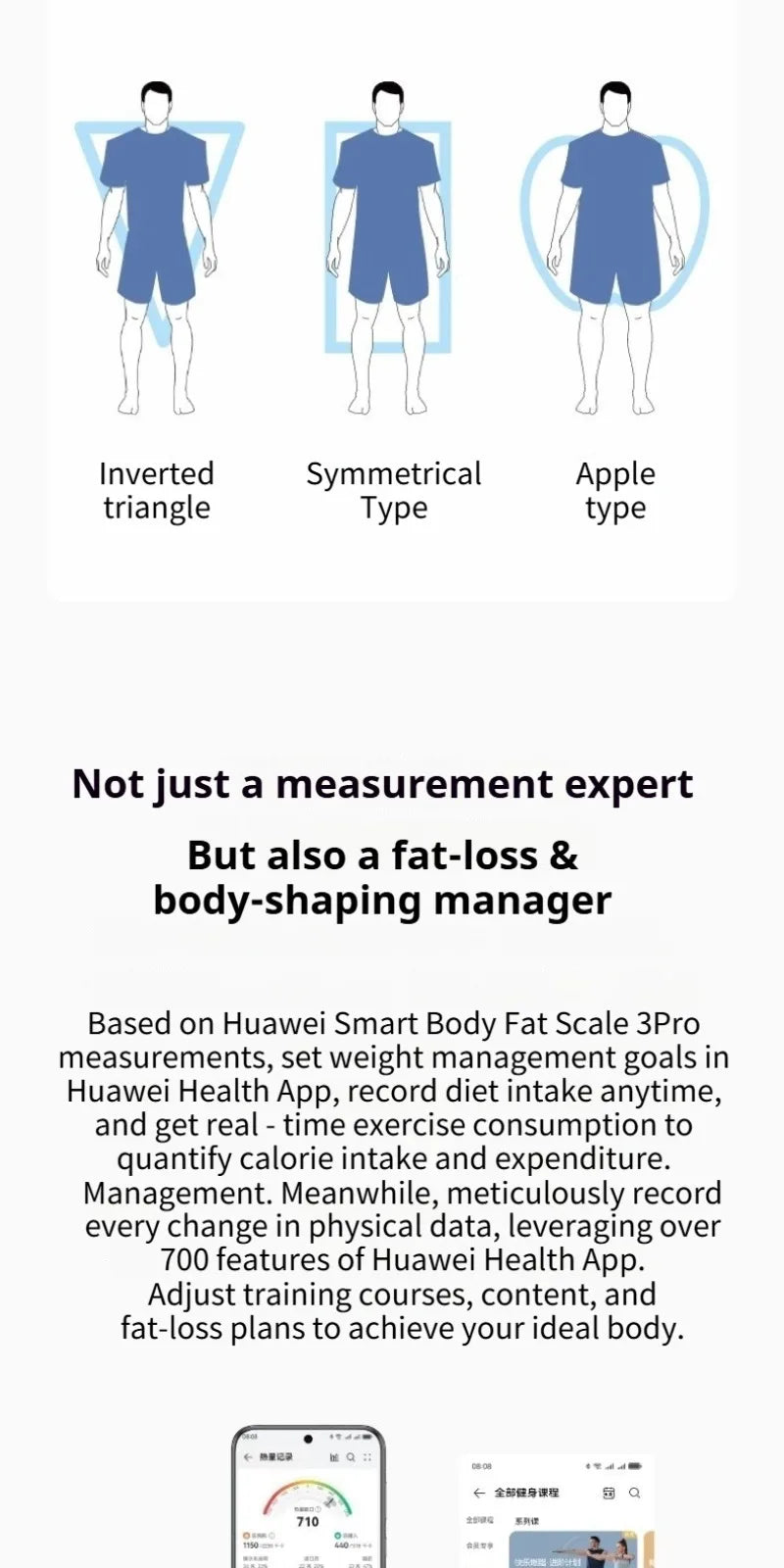 Huawei Body Fat Scale Pro Wifi Bluetooth Precision