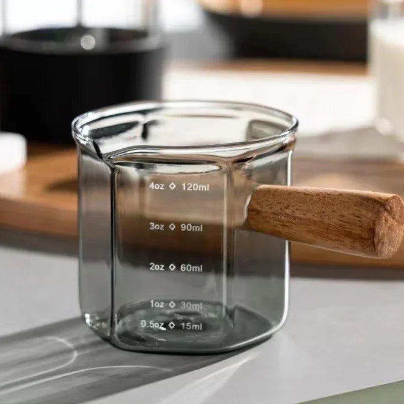 120ml Espresso Extraction Cups Glass Coffee Cup Scale