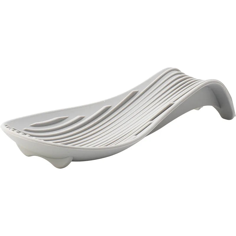1pcs Silicone Spoon Holder Spoon Rest Utensil Heat